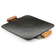 고기불판 31cm 닭갈비판 그릴팬 닭갈비팬 사각철판 캠핑그리들 인덕션 사각불판 그리들팬 볶음팬 무쇠철판 인덕션그리들 인덕션팬 구이팬 불판, 단품, 단품