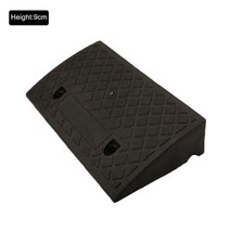 경사로 패드 정비 고무 차량진입로 장애인 감속 휴대용 오름판 간이 범용, Black 50X27X9cm_CHINA
