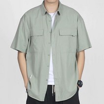ZCC8311 사파리 박스핏 반팔 남방 셔츠