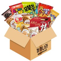까까나라 과자 간식 럭키박스 사무실용 12p 과자세트, 1box, 럭키박스(11p)