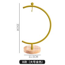 공장 현물 도매 이끼 식물 미경관 생태병 철골 G형 나무 밑 유리병 공예 철골, 55개 이상 (유리병 및 식물 제외), 라지 골드【11.5*35cm】