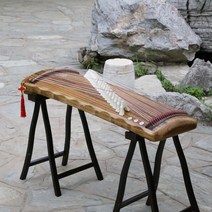 입문용 국악 거가야금 학원 연주 레슨 연습 배우기, 흑단 연꽃 1m 가야금 + 오동 나무 프레임