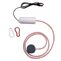 충전식기포기 낚시 산소 미니 공기 펌프 수족관 산소 물고기 탱크 USB 침묵 압축기 Aerator 휴대용 Oxygena, 06 White L