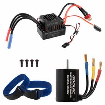 GoolRC 방수 BL3650 3100KV 브러시리스 모터 60A ESC 포함 1/10 RC 자동차 오프로드 트럭용
