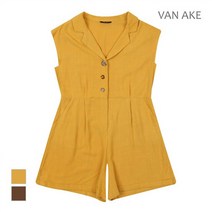 반에이크 카라 민소매 숏 점프수트 VB08JSMD03A