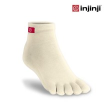 인진지 발가락양말 라이너 띠너 물집방지 양말, M(250-270), 뉴라이너 아이보리