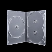 스퀘어 Ltra 씬 싱글 3 디스크 클리어 교체 케이스 블루레이 DVD 영화 홀더 CD 박스, 한개옵션0