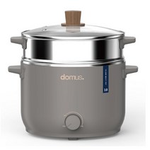 도무스 전기 2단 멀티 찜기 라면 포트 대용량 쿠커 3.0L