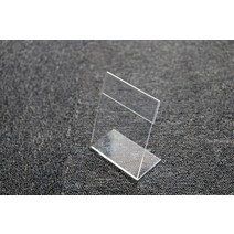 아크릴진열장 신발 피규어 진열장 진열대 기울어 진 L 자형 아크릴 사인 홀더 쇼케이스 사진 및 광고 가격 이름 카드 라벨 경사 백 태그 스탠드, [11] 10x15cm, [02] L Vertical