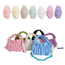 자이언트얀 빅얀 벨벳 1kg 망고실 가방 루피실 왕모찌실 핑거니팅 뜨개실 만들기, 월넛, 벨벳 자이언트얀