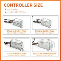 Ebike KT 컨트롤러 및 LCD 디스플레이 허브 모터 전기 자전거 부품 36V 250W-1500W, 01 SM Plug, 03 LCD5