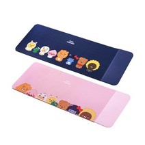 카카오리틀프렌즈 무선충전마우스 장패드, 핑크