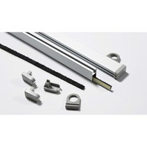 사각 족자봉 80cm 10조 (20ea) 부품 포함 (알루미늄), 2. 실 타입, 20개
