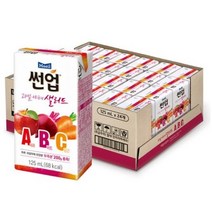 매일유업 썬업 과일야채 샐러드 ABC 주스, 125ml, 384개
