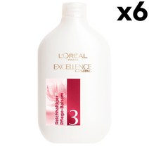 로레알 엑셀랑스 염색 헤어팩 트리트먼트 케어 밤 60ml 6팩, 1개