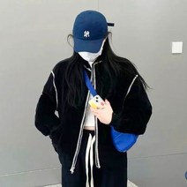 마이시즌 여성용 페리 시보리 항공점퍼