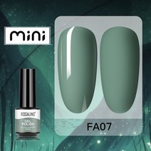 폴리쉬네일젤 Rosalind 투명 반영구 젤 폴리시 세트 UV 네일 에그 하이브리드 바니시 색상 베이스 포함 7ml, [07] FXA-FA10