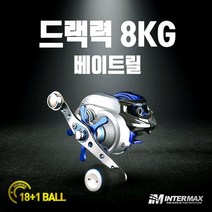제이피샵 바다 선상 낚시 용품 베이트릴 쭈꾸미릴 가성비릴 원투릴, 5개, 좌핸들