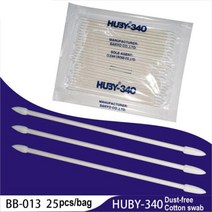 광접속기 10 봉지 많은 광섬유 커넥터 어댑터 클리너 HUBY340 먼지가없는 면봉 닦아 스틱 BB012 BB013 송료 무료, 없음