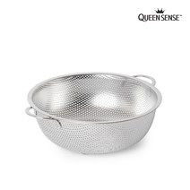 현모양처 퀸센스 스텐 펀칭볼바구니 양수 20cm 메쉬망 채반 채망 건조