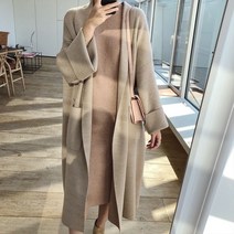 핸드메이드 울 키작녀 캐시미어 100% 떡볶이 고현정 더플 헤링본 산드로 코트