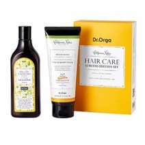 닥터올가 호호바 티트리 샴푸 300ml + 아르간 썬플라워 헤어팩 210ml 세트, 1세트