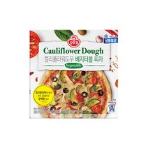 오뚜기 베지터블 컬리플라워도우 피자 405g 밀키트 간편식 냉동식품 1세트