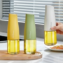 anando 자동개폐 오일포트 대용량 유리오일포트 주방간장 식초병 기름빠짐없는 포트 기름병500ml, 노란색*1개