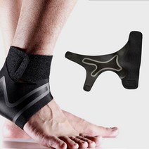 스포츠 발목 보호 밴드 아대 운동 용품 초슬림 보호대 테이핑 축구, 왼발-M사이즈