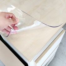 실리콘식탁매트 방수 식탁매트 투명매트 테이블매트 식탁깔개, 두께2mm 80cm × 120cm