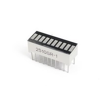 10PCS LED 디스플레이 모듈 세그먼트 막대 그래프 울트라 브라이트 레드 그린 블루 옐로우 색상 멀티 컬러, 05 red