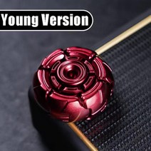 피젯스피너 고급 메탈 스피너 Stock Original GoBiggeR Pillbug Fidget Spread Zirconium Polished EDC Bee, 04 Alloy red 130g