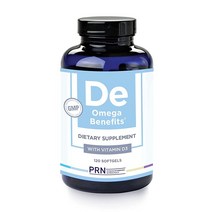 PRN DE3 오메가 베네핏 3개월 분 270정, 120 Count (Pack of 1)