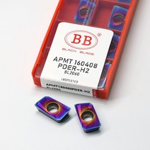 인서트 칩 BB 카바이드 APMT1604 APMT1135 APKT PDER CNC 기계 인덱서 블 밀링 툴 블레이드 10 피스 플레이트 PCD CBN, APMT 1135+PDER+BIP2015(Steel)