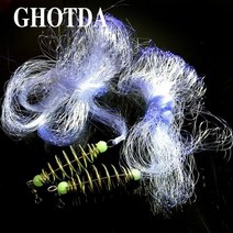 바다통발 문어통발 쭈꾸미 뜰채 민물 투망 살림망 Ghotda 2pcs 밤 발광 264, 10