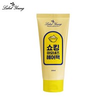 라벨영 건조+푸석+극손상모발 복구 쇼킹마요네즈헤어팩, 200ml, 1세트