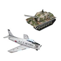 3D 입체 퍼즐 세이버 전투기 패튼 전차 2종세트 유명 건축물 모형 만들기 교구용 퍼즐 크리스마스 선물 어린이날 선물 어린이 생일 선물 추천