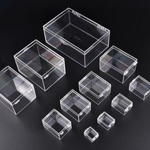 오르고나이트 많은 크기 플라스틱 상자 투명 상자 직사각형 곤충 껍질 표본 수집 상자, 2-s (10cm 이하)