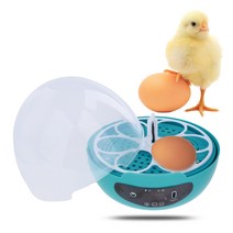 GUIPING 가정용 자동회전 병아리 부화기, 3구, 블루 × 3구