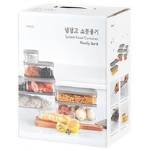 [와이제이씨+go나르샤] 사각플라스틱용기 냉장고 소분용기 10ea 세트/냉장고소분용기_투명플라스틱용기*:T9544EA/C, 와이쿠 BROWN