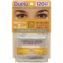 일본직발송 6. DUPLO 듀프로 메디컬 아이리드 테이프 중후 16ΜM 강점착(안검 뇌하수 방지용 테이프) 투명·, One Size, One Color