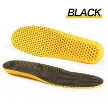 신발 깔창 키높이 Bangni 메모리 폼 Insoles 정형 스포츠 지원 삽입 여성 남성 피트 발바닥 패드 Orthotic 러닝 쿠션, EUR-35-220MM, [01] 1 pair of Black