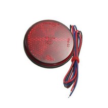 바이크 오토바이용달 트레일러 24 LED 오토바이 브레이크 라이트 경고등 램프 반사 정지 12V 트럭, [01] red