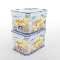 락앤락 클래식 직사각 밀폐용기 4.5L x 2개 HPL827, 단품