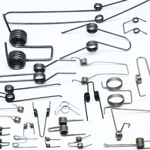 전정가위 꽃 전지 가위 스프링 10세트 단 다기능 토션 스프링 스틸 더블 2 개 1/1.1/1.2/1.4/1.8mm 와이어, 04 1.2x12mm 3 coils