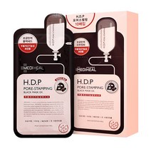 메디힐 마스크팩 H.D.P 포어스탬핑 숯 미네랄 마스크 EX 10매입 HDP 에이치디피