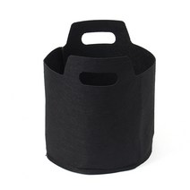 옥상 베란다 집에서 대파 상추 고추 키우기용 텃밭가꾸기 부직포 화분 25X22cm, 블랙 5장 1세트(25X22cm)