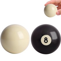 당구공 4구 미니 3구 그립톡 pba 1 pc 당구 큐 볼 52.557.2 mm 표준 레귤러 블랙 8 볼 스누커 훈련 교체 연습 당구 수지제 32, 57.2mm 블랙
