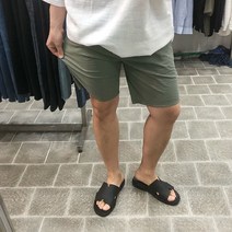바나나마켓 남자 초경량 린넨 스판밴딩 반바지