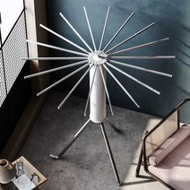 소형빨래건조대 회전식 이불 수건 미용실 발코니 모텔, 상세 페이지 참고, 흰색